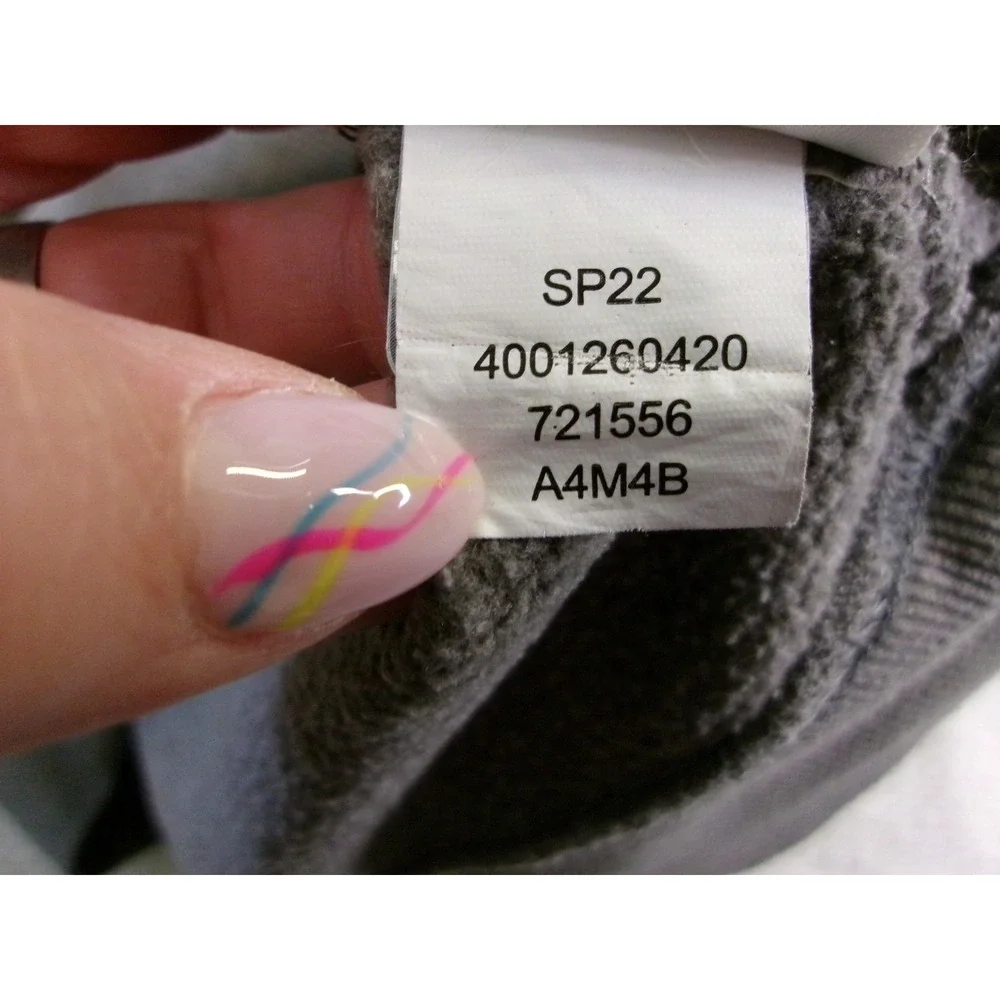 The North Face Mens Large Hoodie Grey Big Logo Pullover Sweatshirt‎ A4M4B SP22